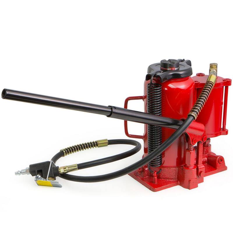 STARK USA 20-Ton Heavy-Duty Air Hydraulic Bottle Jack Manual Lifts Hoist - 50517-H1