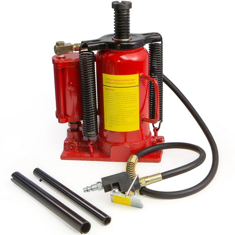 STARK USA 20-Ton Heavy-Duty Air Hydraulic Bottle Jack Manual Lifts Hoist - 50517-H1