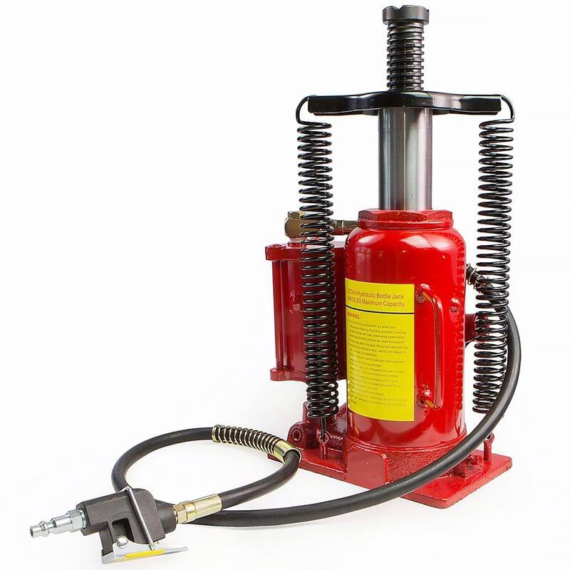 STARK USA 20-Ton Heavy-Duty Air Hydraulic Bottle Jack Manual Lifts Hoist - 50517-H1
