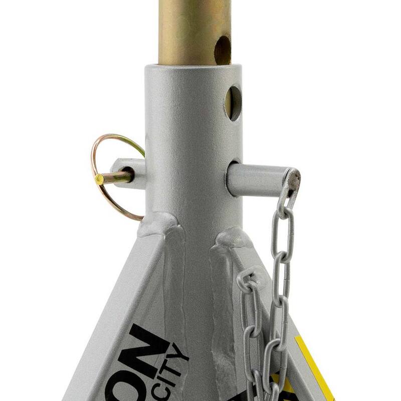 ESCO 3-Ton Performance Low Profile Shorty Jack Stands, 1 Pair - 10499-PAIR