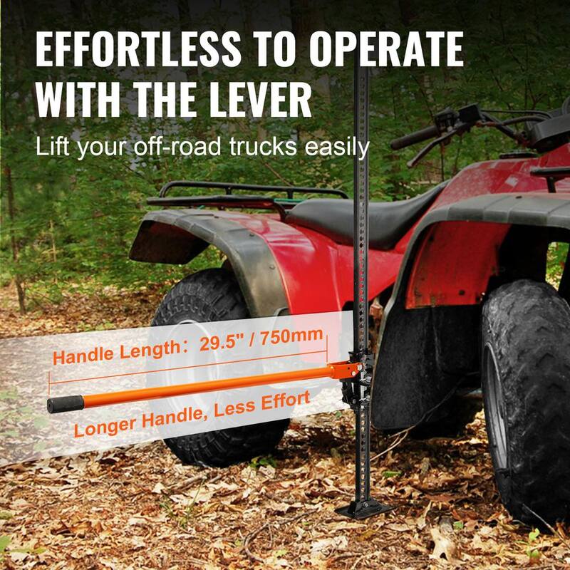 VEVOR High Lift Farm Jack, 60 in. Utility Farm Jack, 7000 lbs. Capacity Ratcheting Off Road Utility Jack, Heavy-Duty Farm Jack - NCJYQJDHJG60I6KU2V0-0729