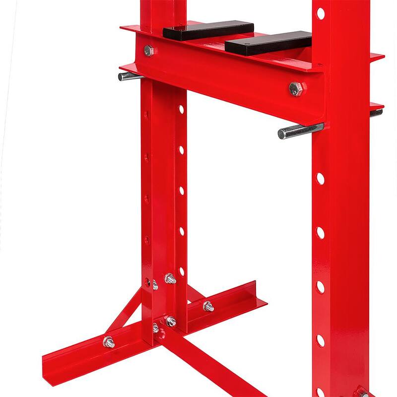 Stark 20-Ton Capacity Floor Jack Stand Type Hydraulic Work Shop Press H-Frame with Plate - 56031-H