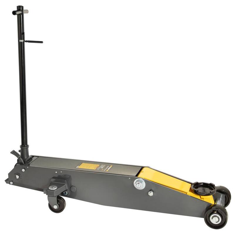 RANGER RFJ-10TL Heavy-Duty 10-Ton Capacity Long Chassis Floor Jack with Hydraulic Foot Pedal Operation - 5150434