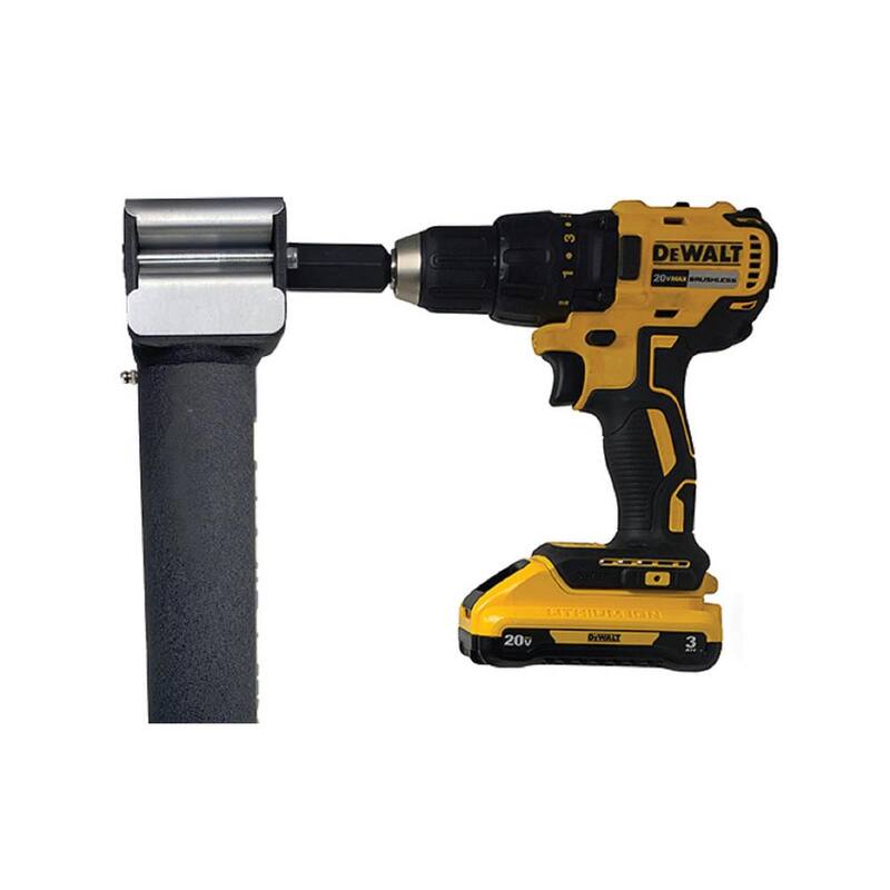 Trailer Valet JXS5 5000 lbs. Load Cap. Swivel Hand or Drill Jack Pipe Mount with Black Powder Coating and Gear Reduction - JXS-5