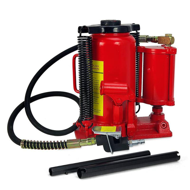 STARK USA 20-Ton Air Hydraulic Bottle Jack Manual Lifts Hoist - 50504-H2