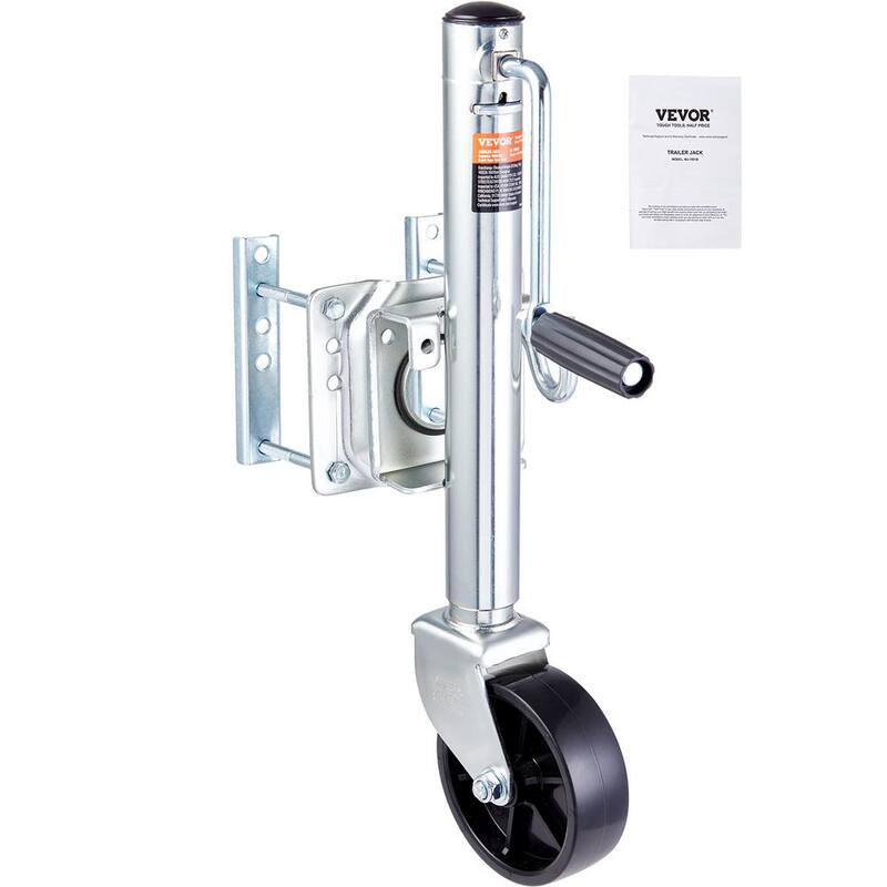 VEVOR Trailer Jack, Boat Trailer Jack 32.8 in., Bolt-on Trailer Tongue Jack Weight Capacity 1,000 lb., with PP Wheel - YTTCQJ1000LBSXBQBV0-805