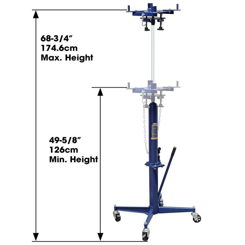 TCE 1/2-Ton Hydraulic Telescoping Transmission Floor Jack - ATR4053U