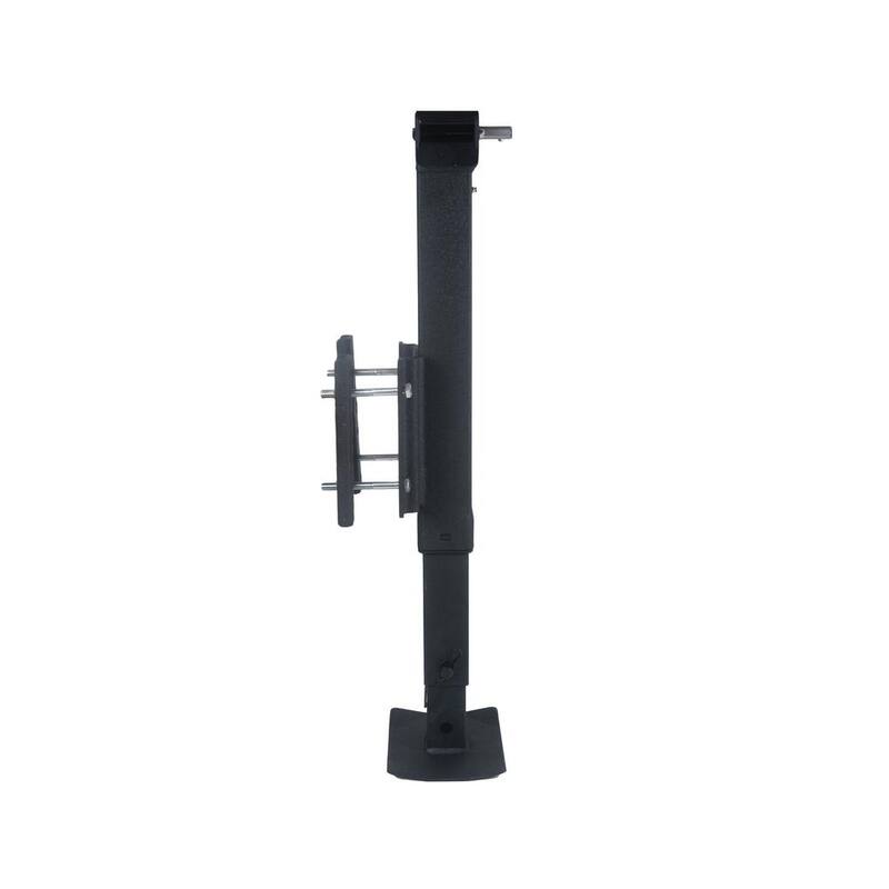 Trailer Valet Drill Powered 7,000 lb Side Bracket Mount Heavy Duty Square Drop Leg Trailer Jack with 47 inch total extension - TVJX7-S