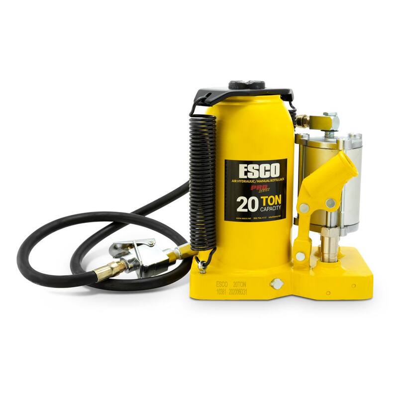 ESCO Pro Series 20 Ton Air Hydraulic Bottle Jack - 10381