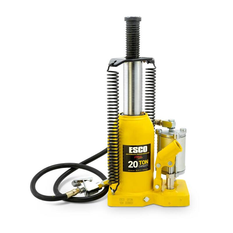 ESCO Pro Series 20 Ton Air Hydraulic Bottle Jack - 10381