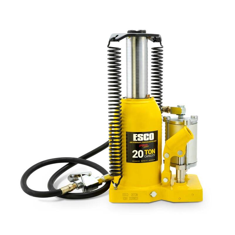 ESCO Pro Series 20 Ton Air Hydraulic Bottle Jack - 10381