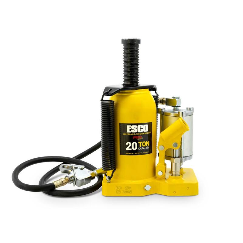 ESCO Pro Series 20 Ton Air Hydraulic Bottle Jack - 10381