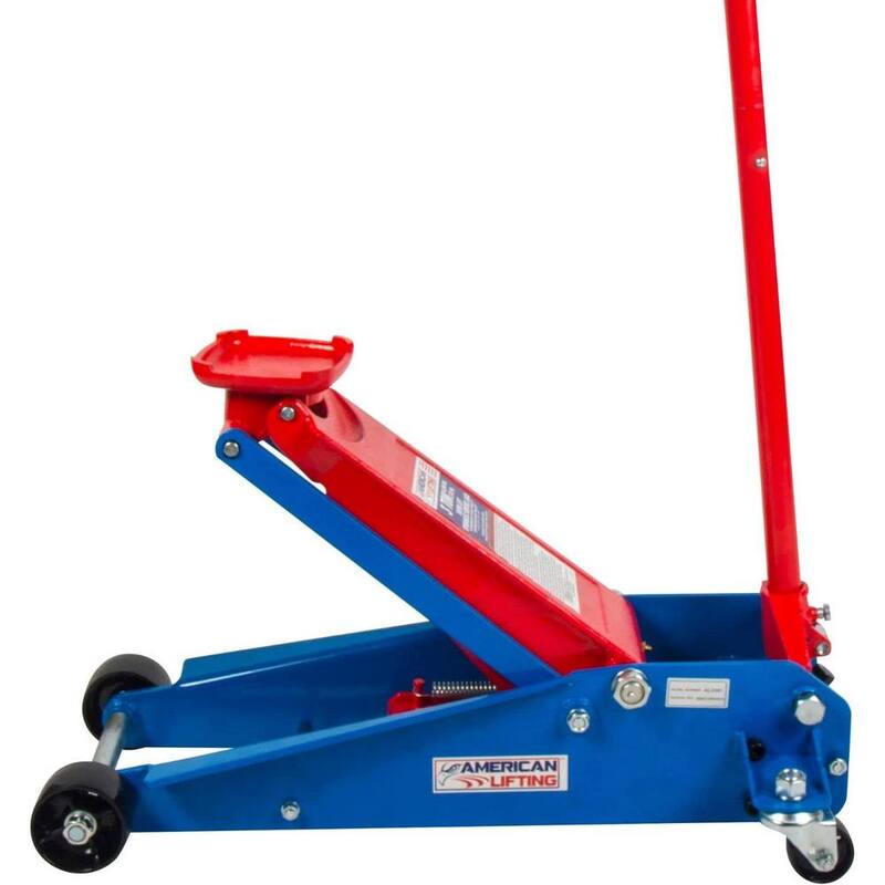 American Lifting 3 Ton Professional Heavy-Duty Hydraulic Rapid Lift Floor Jack for Service Car Truck SUV - AL2301