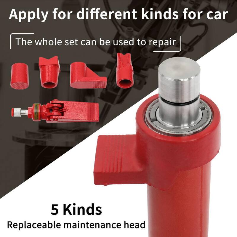 Karl home 10 Ton Portable Power Kit Hydraulic Jack Ram Autobody Frame Repair Tools Red - 101052618356