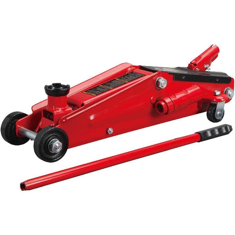Big Red 3-Ton Trolley Floor Jack with Saddle Extension Adapter - T83006