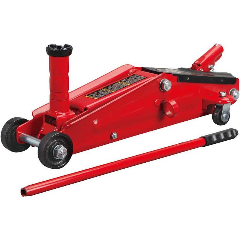 Big Red 3-Ton Trolley Floor Jack with Saddle Extension Adapter - T83006
