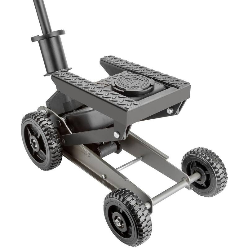Powerbuilt Big Wheel 3000 lb. Floor Jack 25.5 in. Lift Height - 620613ECE