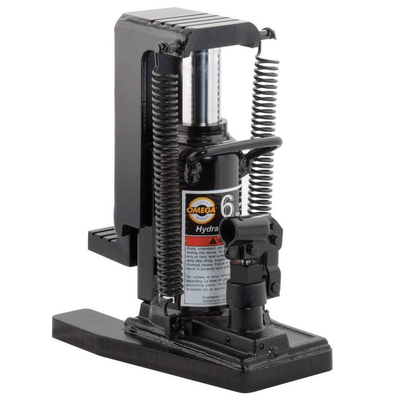 Omega Lift 6-Ton Heavy-Duty Dual Positions Lift Hydraulic Toe Jack - 13120
