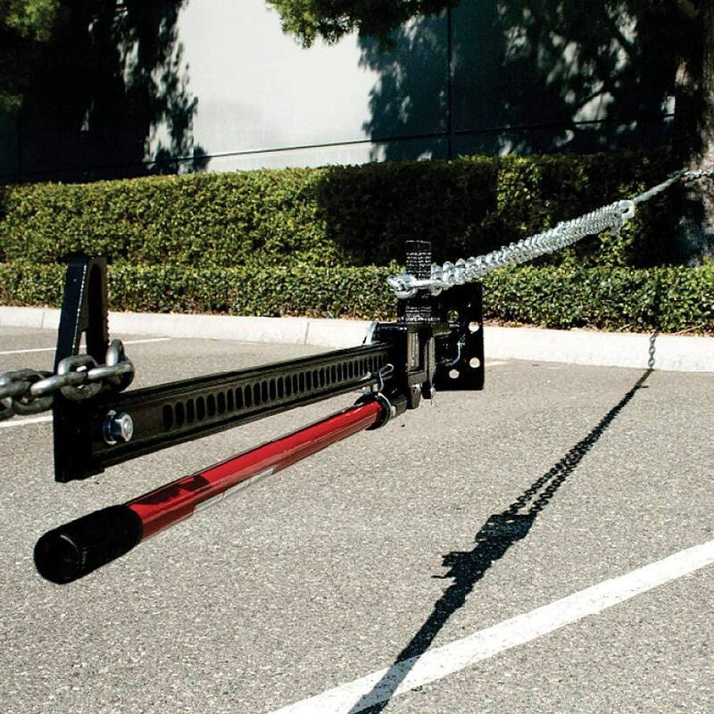 Big Red 3-Ton (6,000 lbs.) Capacity 33 in. Ratcheting Off Road Utility Farm Jack, Red and Black - TRA7224B