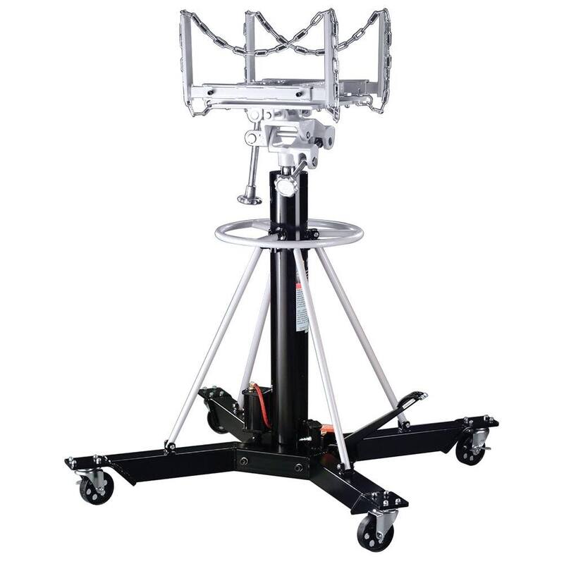 Omega 1-Ton Air/Manual Telescopic Transmission Jack - 42001