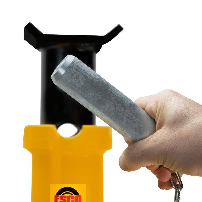 ESCO 25-Ton Heavy-Duty Pin Style Jack Stand (Tall) - 10804