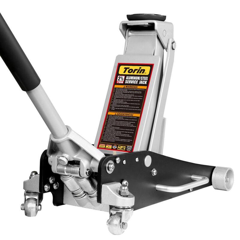 Big Red 2.5-Ton Low-Profile Aluminum and Steel Floor Jack with Dual Piston Speedy Lift - TR84025