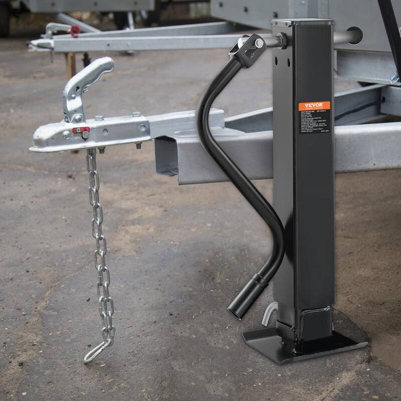 VEVOR Trailer Jack, Trailer Tongue Jack Welding-on 12000 lb. Capacity, Trailer Jack Stand with Handle for lifting RV Trailer - HJSTC12000LBS9Z4GV0-805