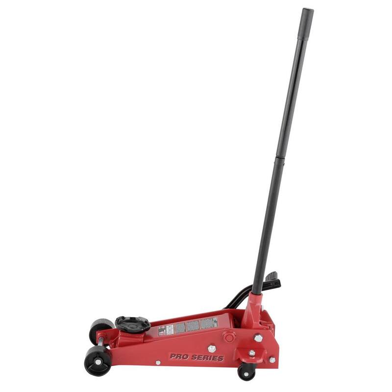 Big Red 3.5-Ton Floor Jack with Foot Pedal - T83502