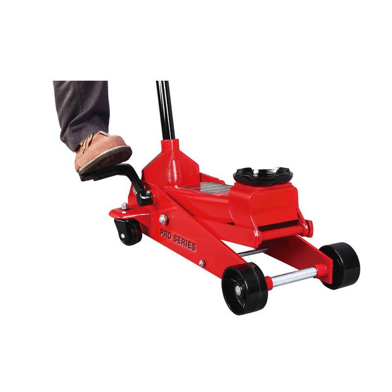 Big Red 3.5-Ton Floor Jack with Foot Pedal - T83502