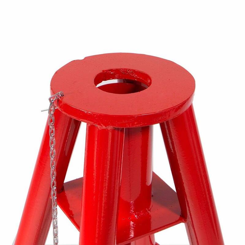 STARK USA 30 in. to 48 in. High 10-Ton Capacity Jack Stand - 51404-H