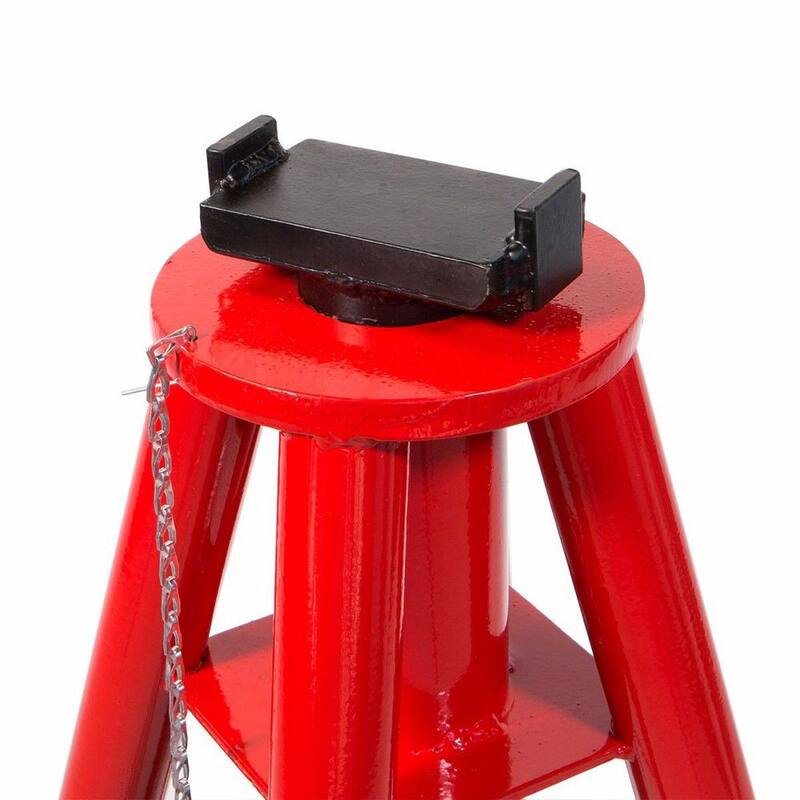 STARK USA 30 in. to 48 in. High 10-Ton Capacity Jack Stand - 51404-H