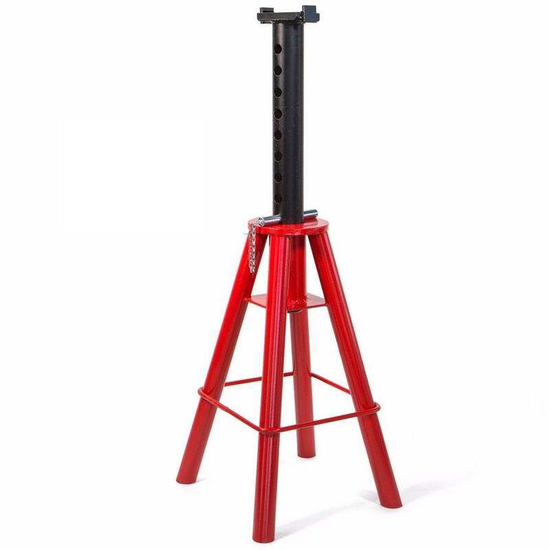 STARK USA 30 in. to 48 in. High 10-Ton Capacity Jack Stand - 51404-H