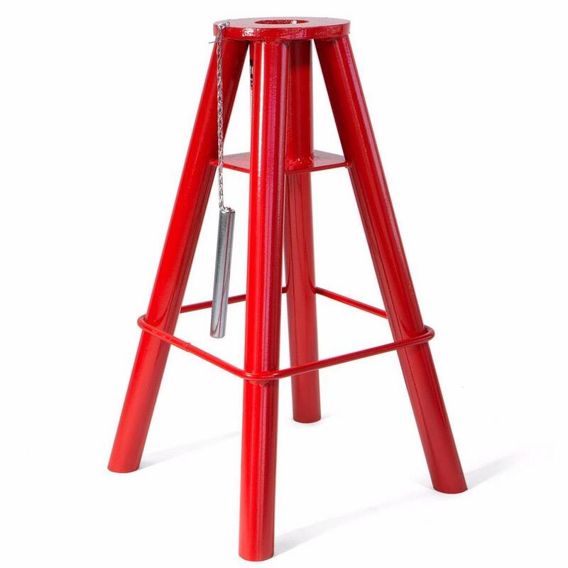 STARK USA 30 in. to 48 in. High 10-Ton Capacity Jack Stand - 51404-H