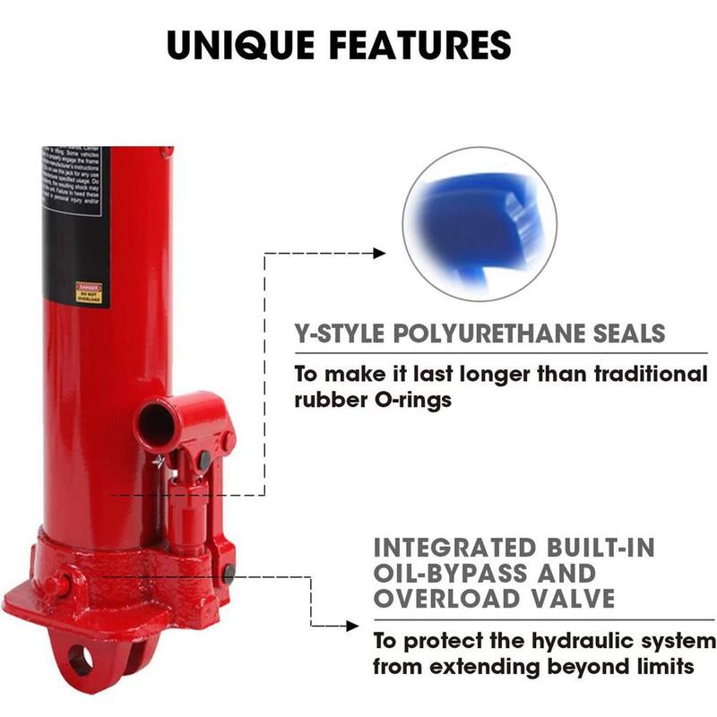 Big Red 3-Ton Long Ram Jack - T30306