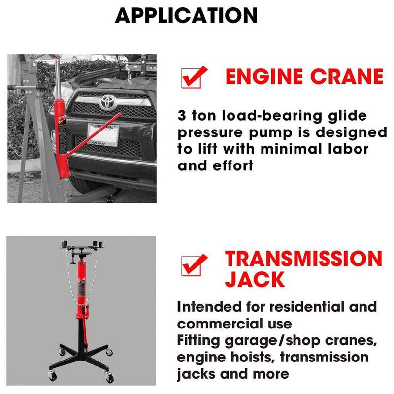 Big Red 3-Ton Long Ram Jack - T30306