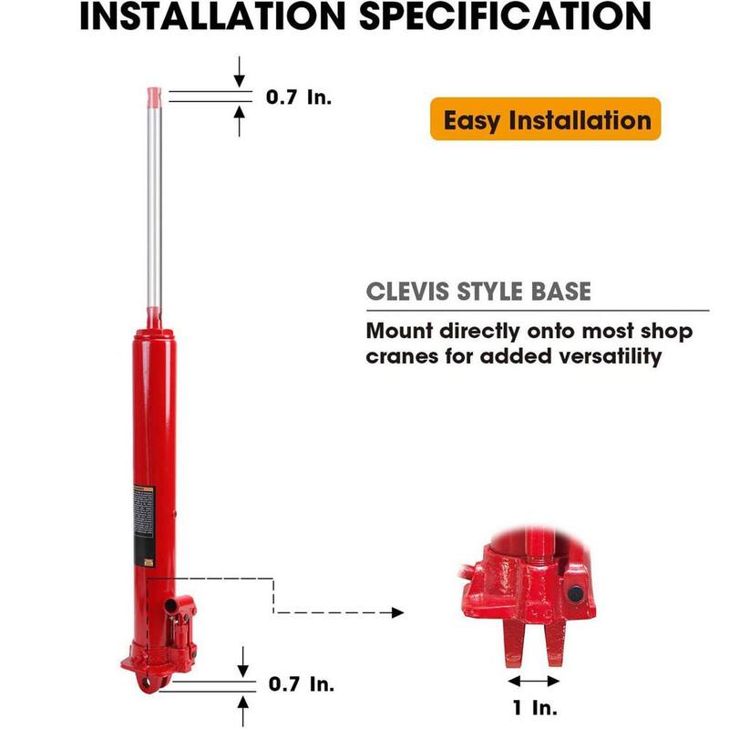 Big Red 3-Ton Long Ram Jack - T30306