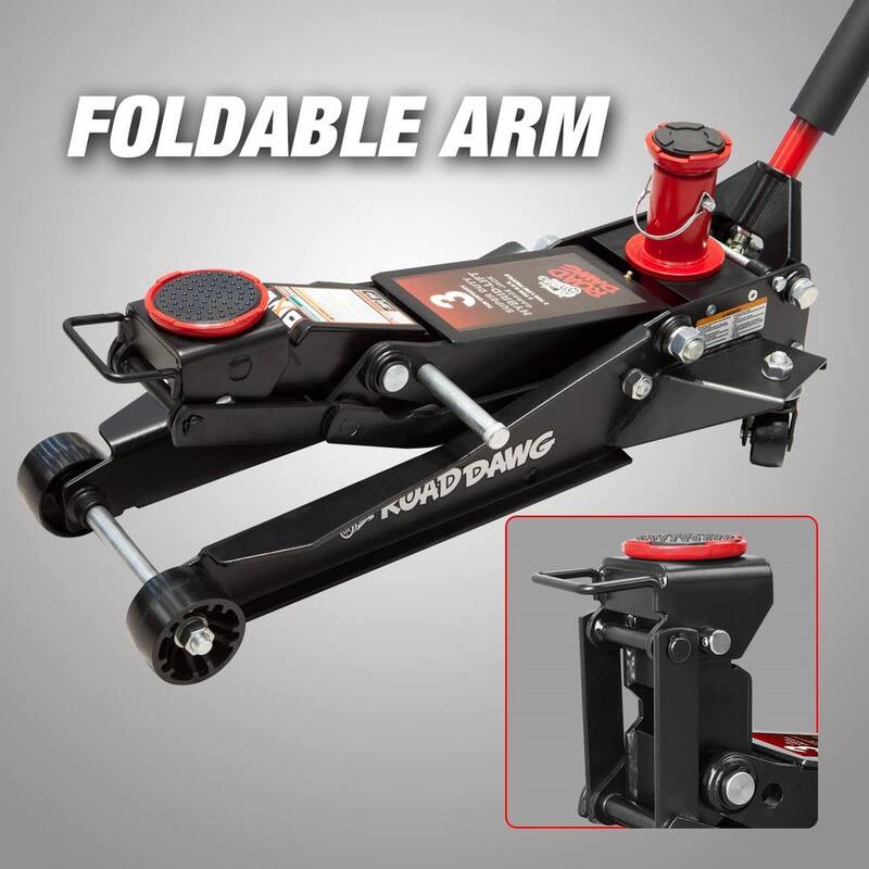 TCE 3 Ton Car Floor Jack Low - ATZ830027HD