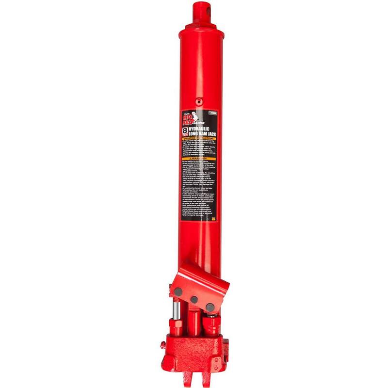 Big Red 8-Ton Long Ram Jack with Dual Piston Speedy Lift - T30808