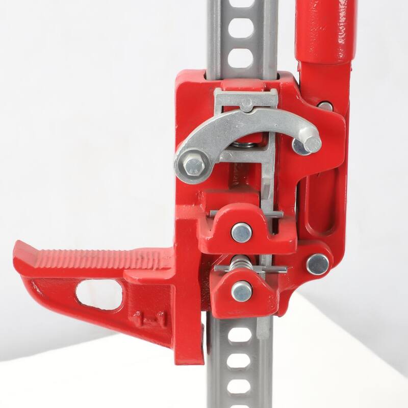 BRIDGELAND 8000 lbs. Capacity Ratcheting Off-Road Utility Farm Jack with 42 in. Max. Lift Height - 91107