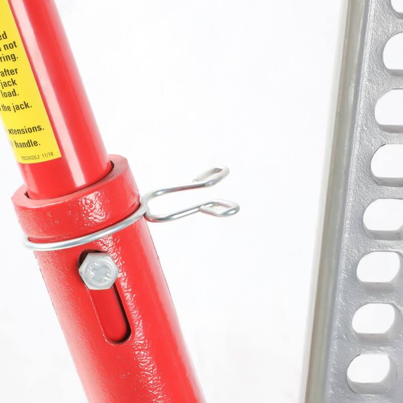 BRIDGELAND 8000 lbs. Capacity Ratcheting Off-Road Utility Farm Jack with 42 in. Max. Lift Height - 91107
