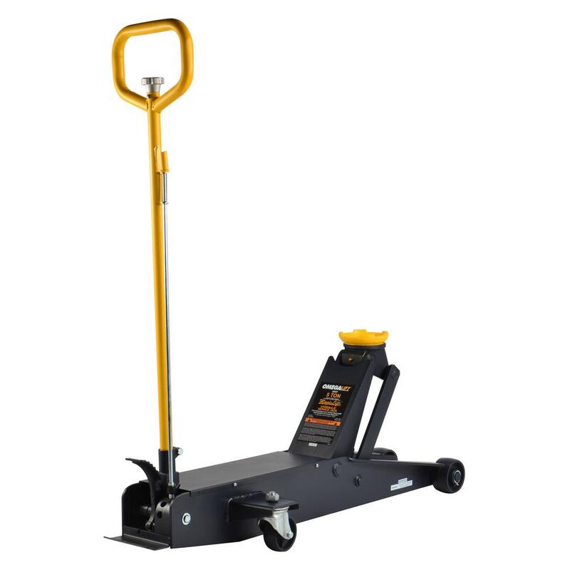 Omega Lift Magic Lift 5-Ton Capacity Black Hydraulic Service Jack - 25057