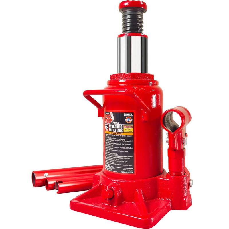 Big Red 12-Ton Low-Profile Bottle Jack - T91207