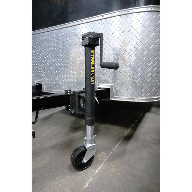 Trailer Valet TVJX2S-MW 2K Side Mount Jack with Wheel - TVJX2S-MW