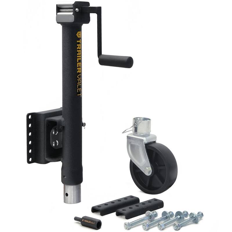 Trailer Valet TVJX2S-MW 2K Side Mount Jack with Wheel - TVJX2S-MW