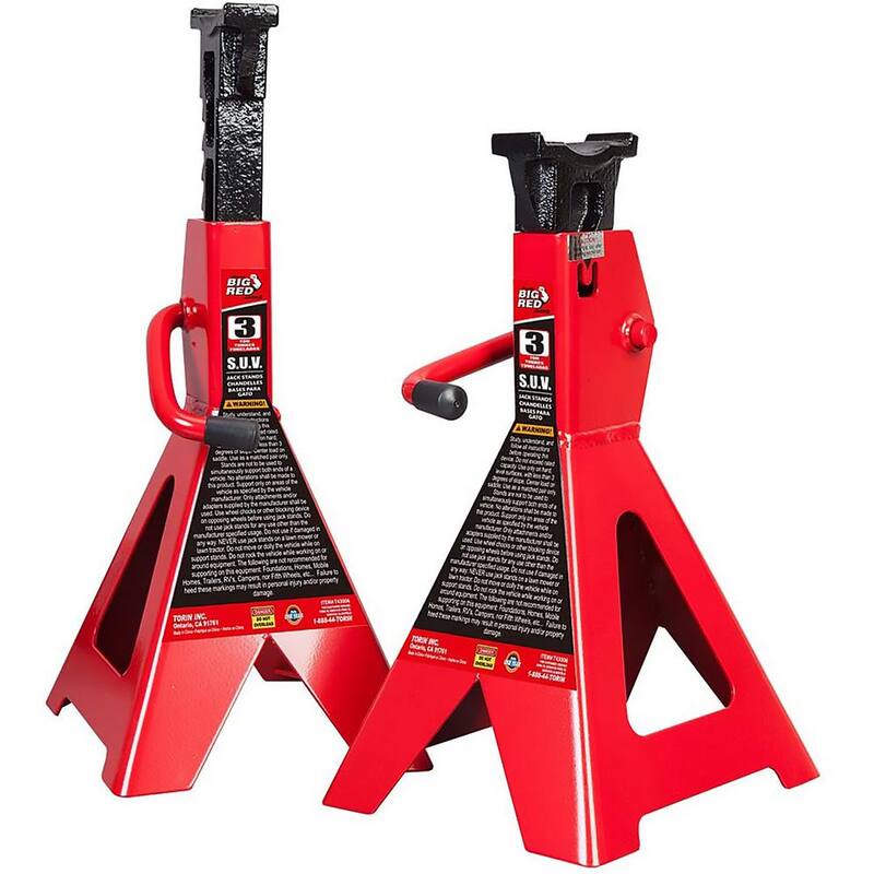 Big Red 3-Ton SUV Jack Stands (2 Pack) - T43006