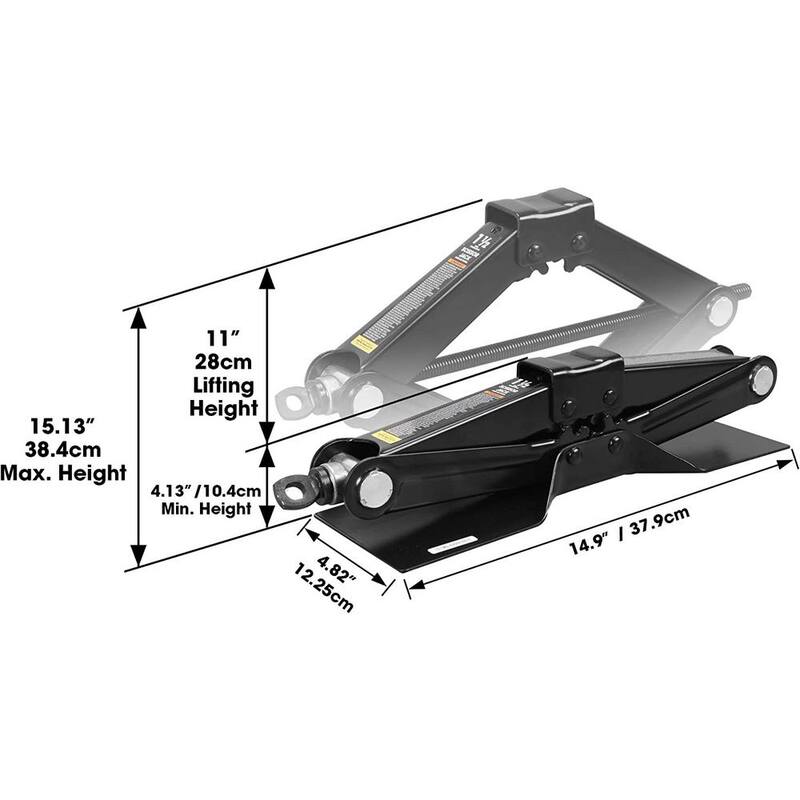 Torin 1.5-Ton Scissor Jack - AT10152B