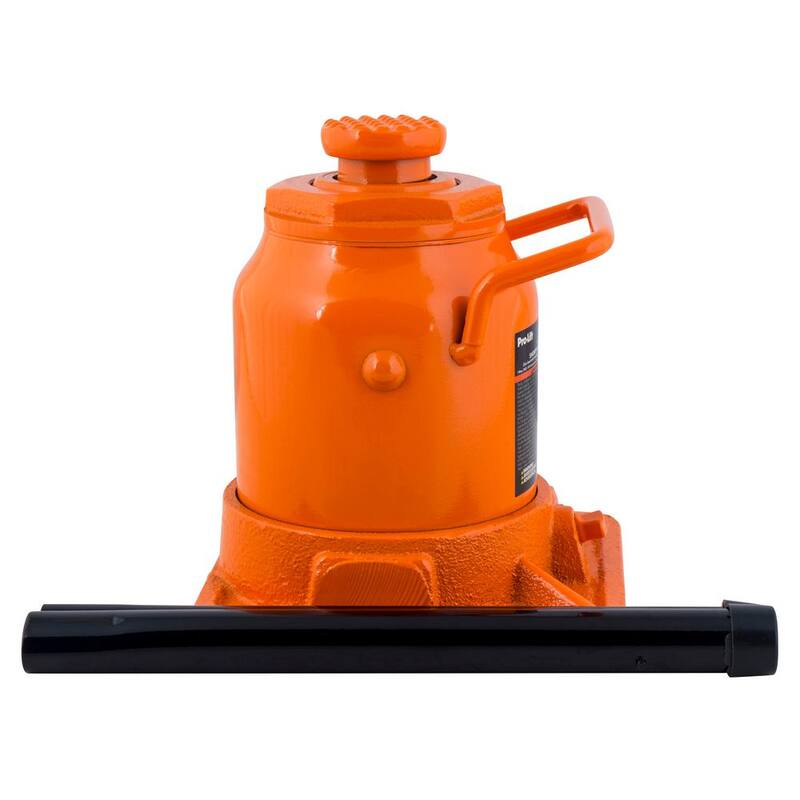Pro-Lift 20-Ton Shorty Hydraulic Bottle Jack with Pump Handle - PL1020S