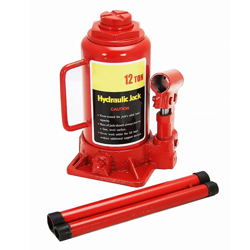 Stark 12-Ton 24000 lbs. Hydraulic Bottle Jack Lift Heavy-Duty Automotive Car Compact - 50005-H