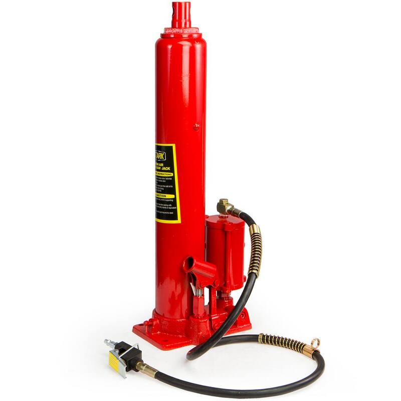 Stark 8-Ton Long Air Hydraulic Ram Jack Double Pump Engine Hoist Lifter - 56082