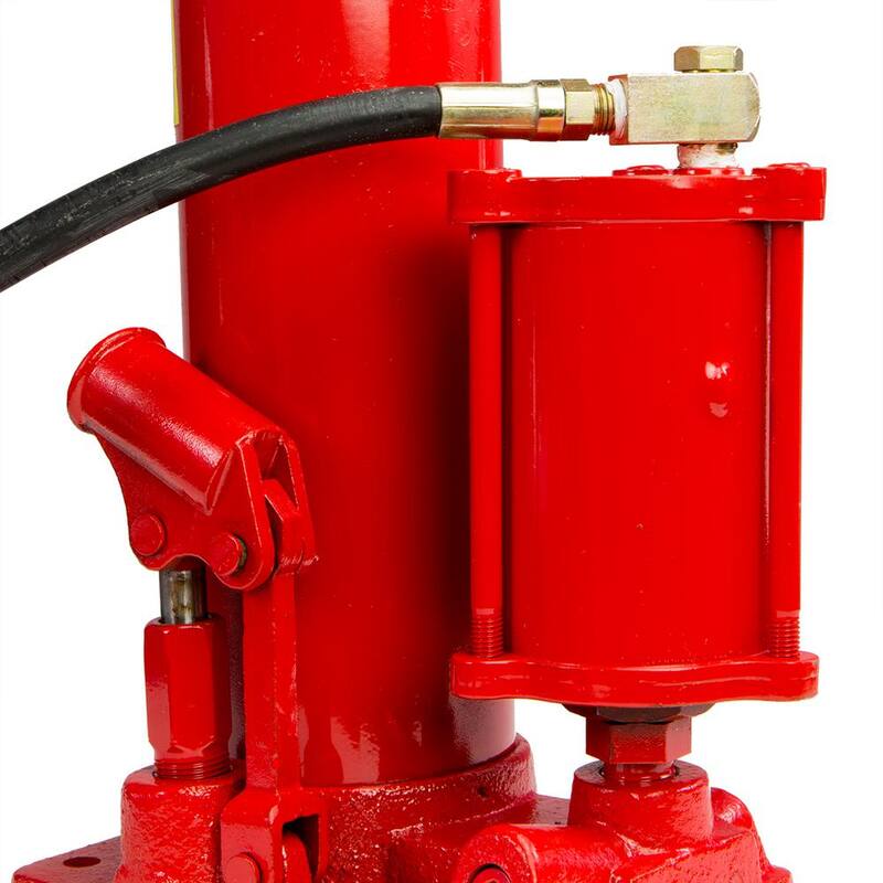 Stark 8-Ton Long Air Hydraulic Ram Jack Double Pump Engine Hoist Lifter - 56082